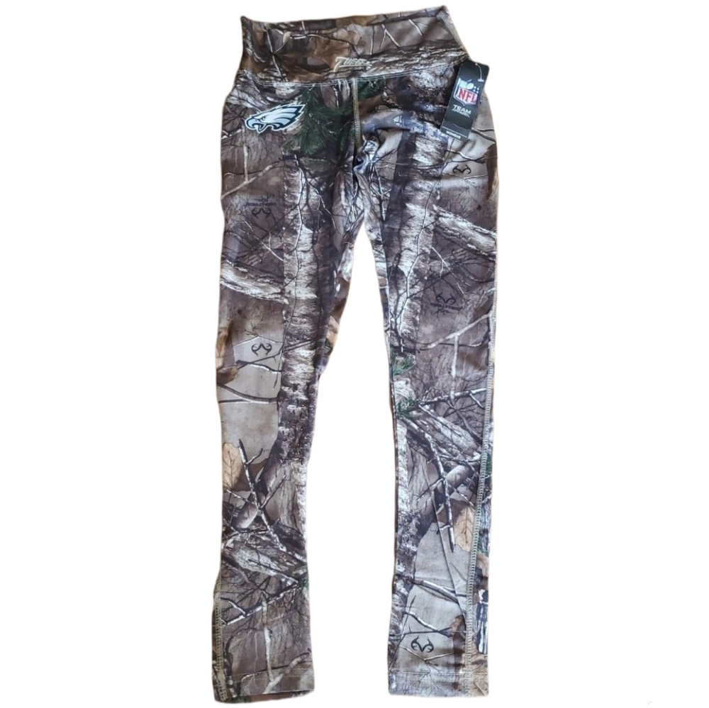 Philadelphia Eagles NFL Zubaz RealTree Camouflage Leggings XS